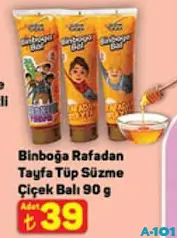 BİNBOĞA RAFADAN TAYFA TÜP SÜZME ÇİÇEK BALI 90 G